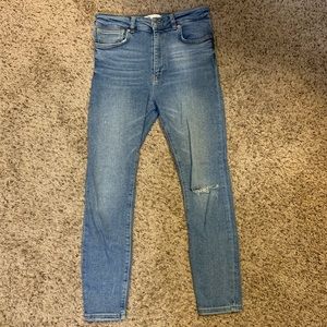 High waisted Zara jeans